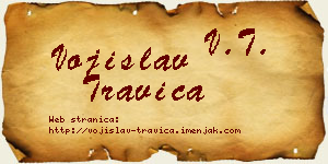 Vojislav Travica vizit kartica